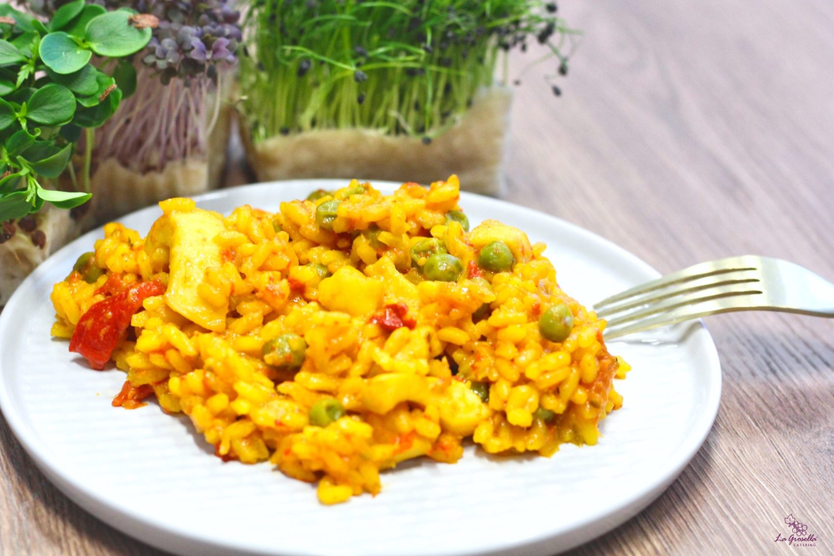 Espaguetis integrales a la sorrentina Arroz con calamar y pimientos