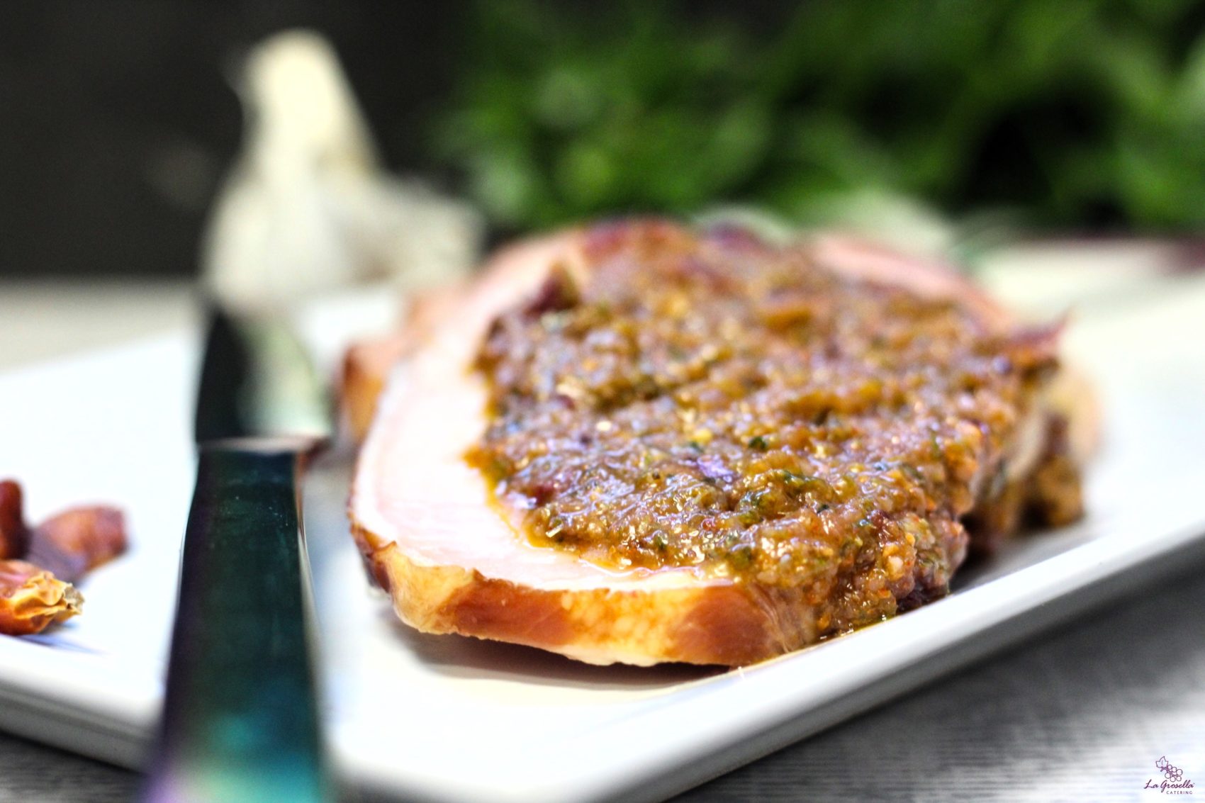 Paleta asada con chimichurri Paleta asada con chimichurri