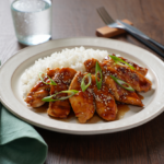 Comida a domicilio - Solomillo de pollo marinados con salsa teriyaki