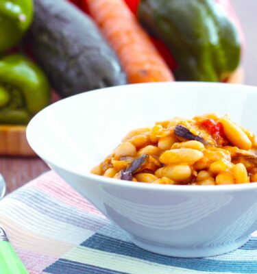 Alubias blancas con mejillones de La Grosella