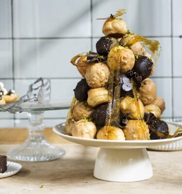 Profiterol de caramelo