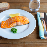 Comida a domicilio - Salmón noruego a la plancha
