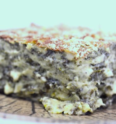 Acelgas gratinadas con 3 quesos de La Grosella