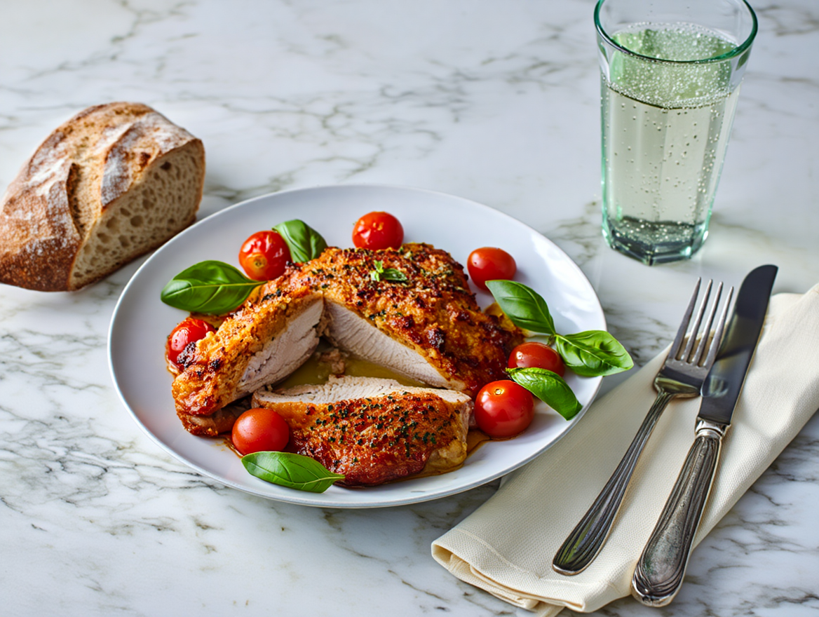 Contramuslos gratinados a la parmesana de La Grosella