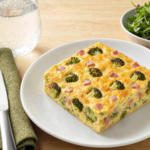 Comida a domicilio - Quiche de brócoli y jamón york