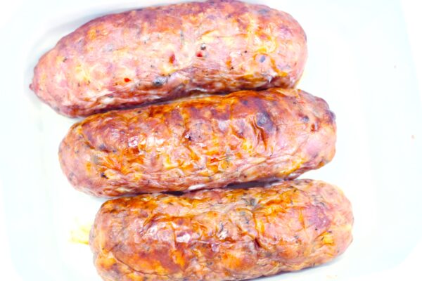 Chorizos criollo con salsa chimichurri