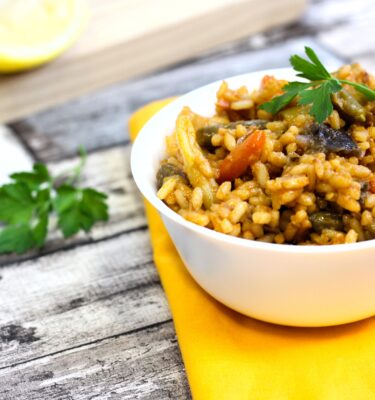 Arroz viudo de La Grosella