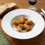 Comida a domicilio - Croquetones de jamón ibérico