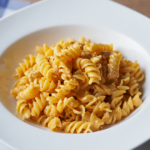 Comida a domicilio - Espirales con salsa de calabaza y mascarpone