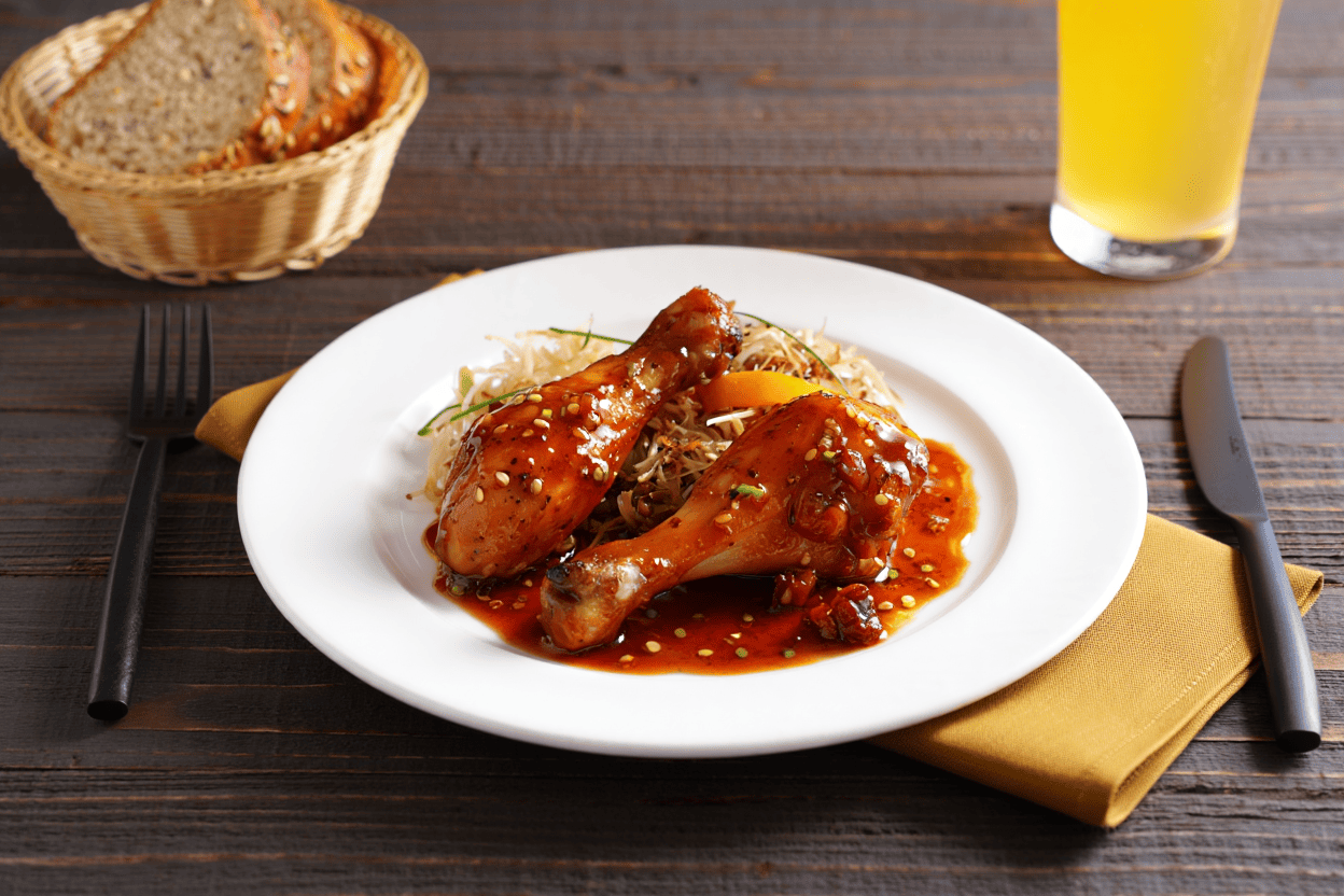 Contramuslos de pollo al estilo peruano Contramuslos de pollo al estilo peruano