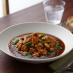 Comida a domicilio - Ragú de pollo con tamarindo y hierbabuena