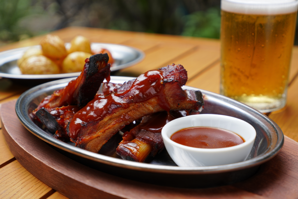 Costillas a la barbacoa