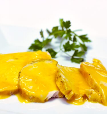 Pavo asado con salsa de cítricos de La Grosella1