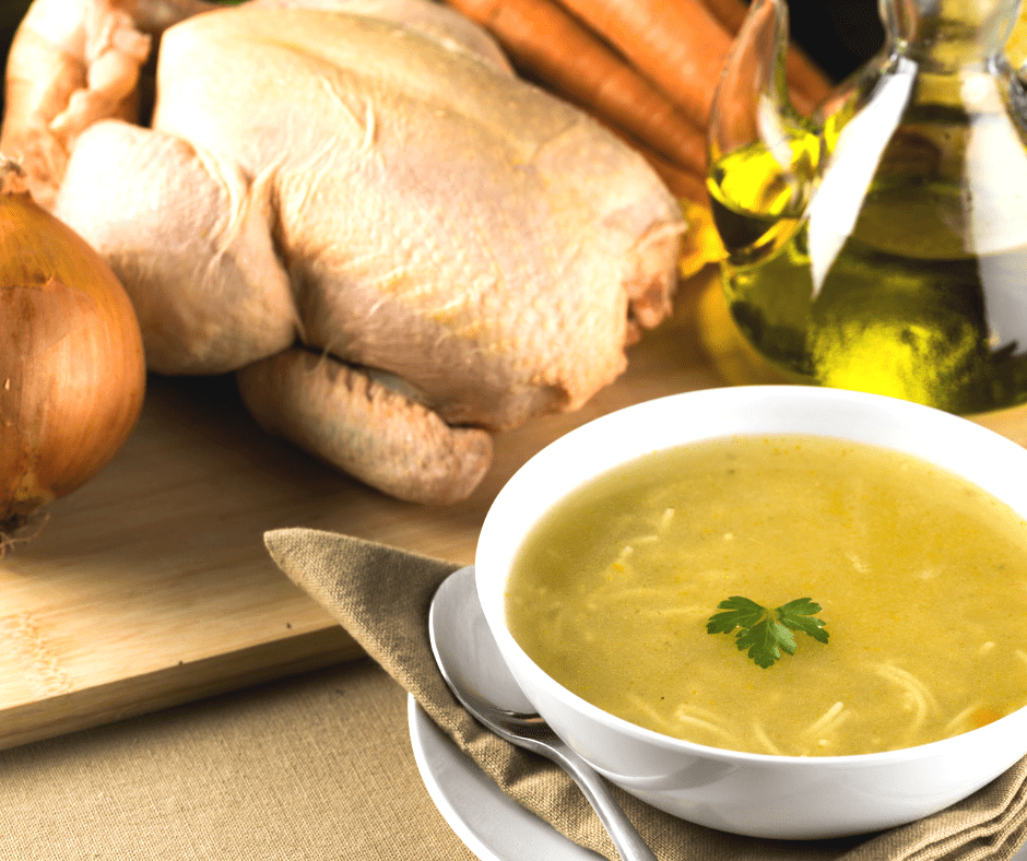 Sopa campestre con fideos Sopa campestre con fideos