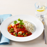 Comida a domicilio - Palometa con salsa criolla