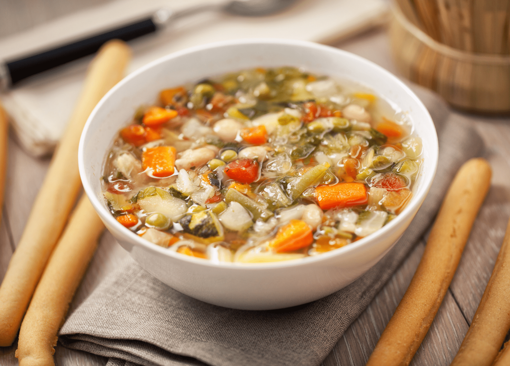 Sopa minestrone de La Grosella