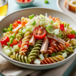 Comida a domicilio - Ensalada de pasta con pavo y verduras