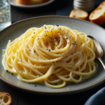 Comida a domicilio - Espaguetis «cacio e pepe»