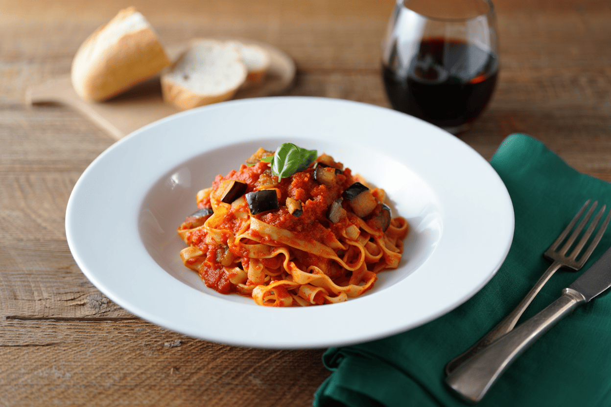 Tallarines veganos a la norma de La Grosella (1)