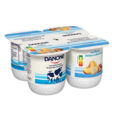 Yogur de macedonia Danone
