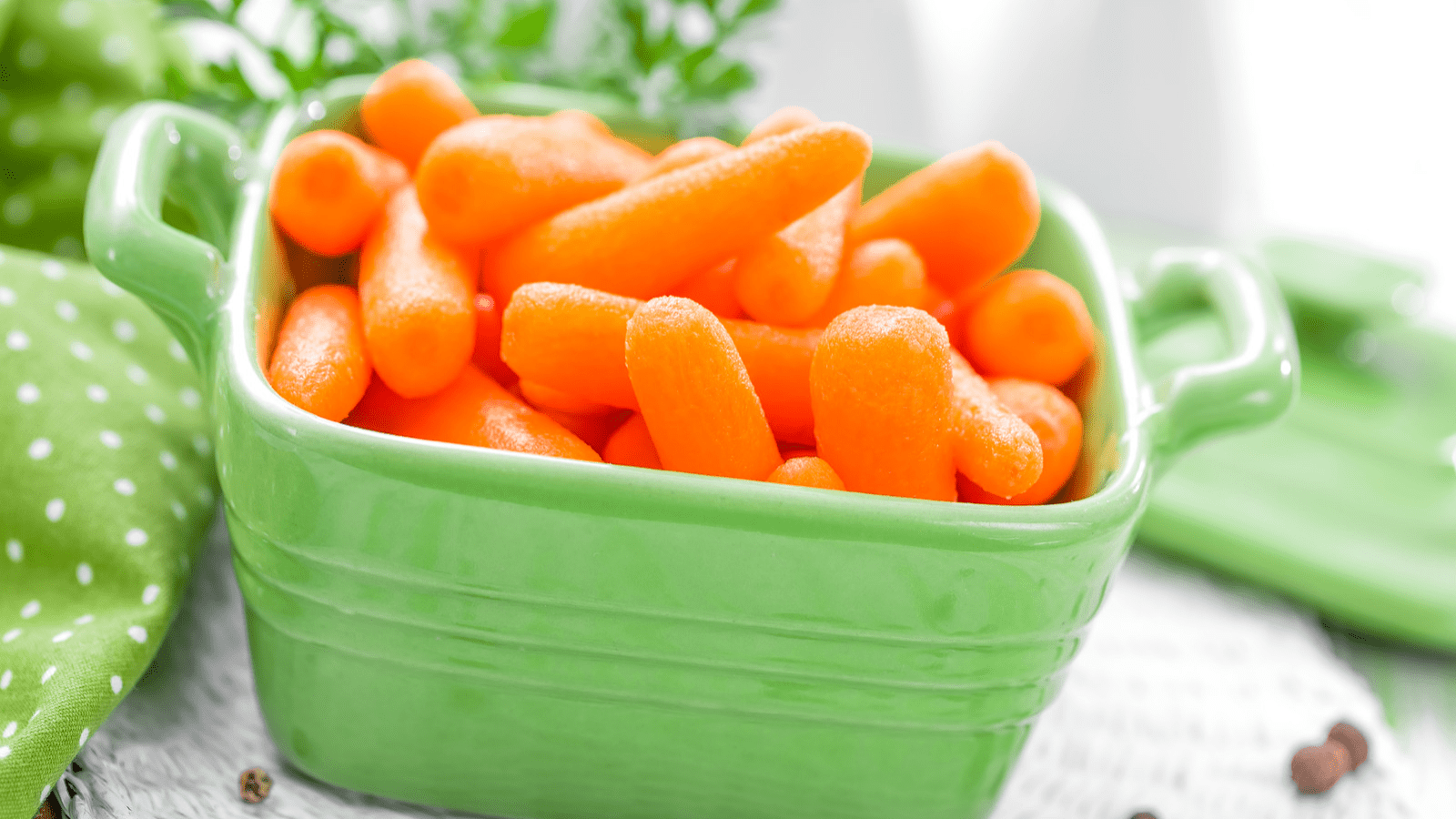 Zanahoria baby al vapor Zanahoria baby al vapor