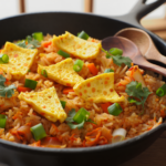 Comida a domicilio - Arroz con kimchi coreano