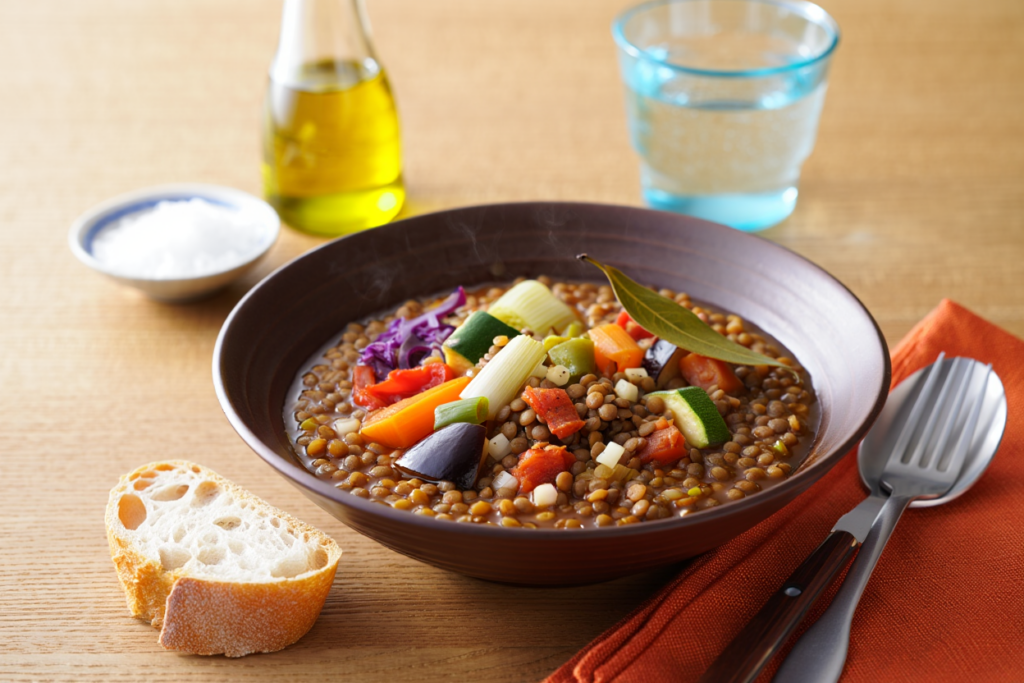 Maxi Lentejas estofadas con verduras
