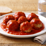 Comida a domicilio - Mini albóndigas de cerdo al estilo italiano