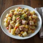 Comida a domicilio - Ensalada de patata con lomo de sajonia
