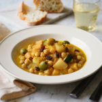 Comida a domicilio - Guiso de garbanzos y patata Marrakech