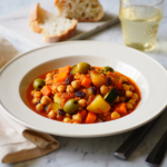 Comida a domicilio - Guiso de garbanzos y patata Marrakech