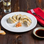 Comida a domicilio - Gyozas de salmón