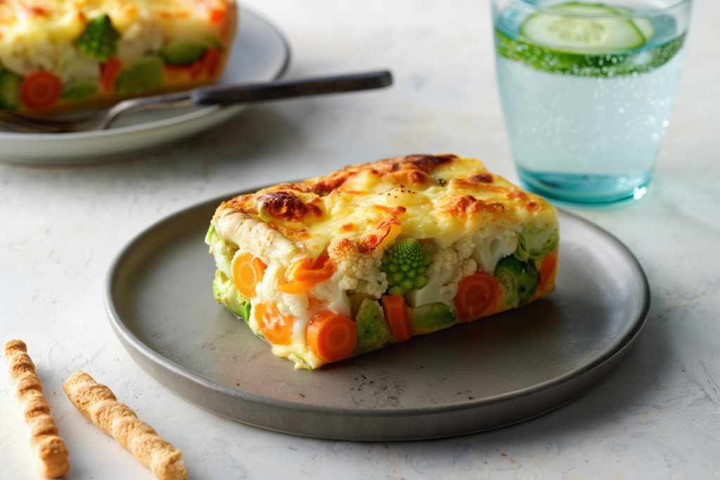 Quiche de la Huerta y 3 Quesos