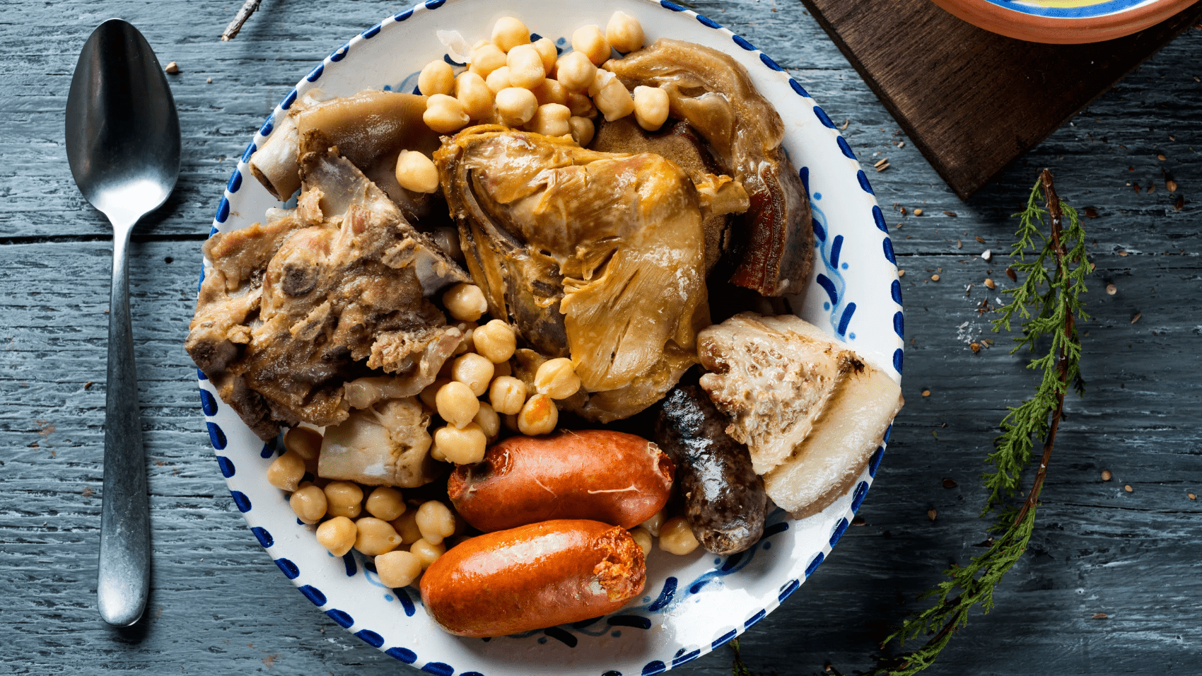 Cocido madrileño en tu menú