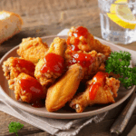 Comida a domicilio - Alitas fritas con salsa agridulce