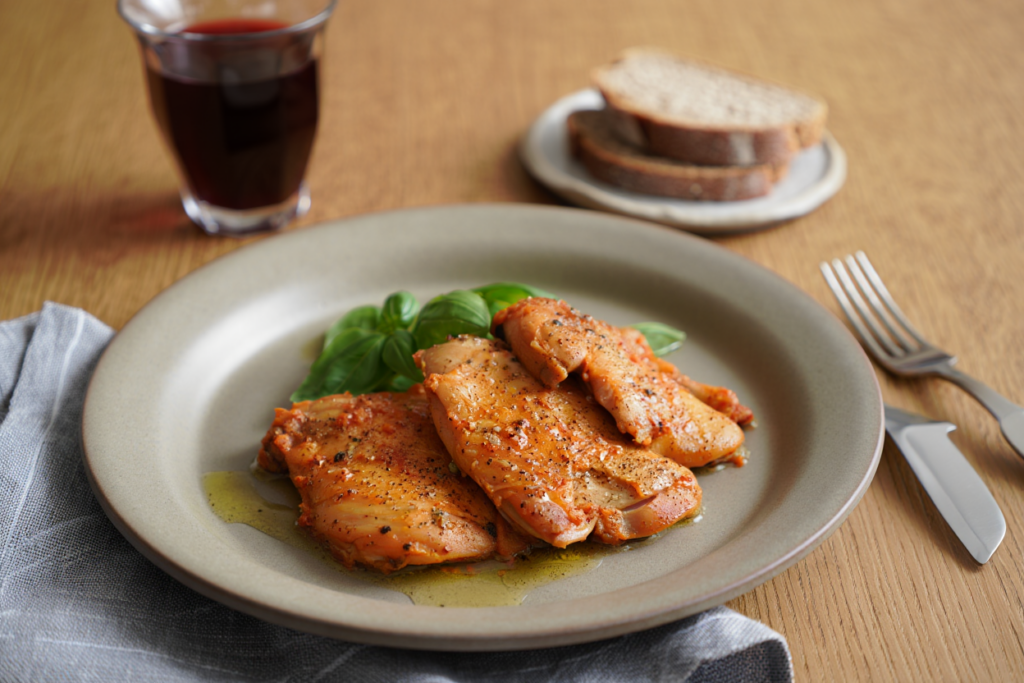 Contramuslos de pollo marinados al estilo casero