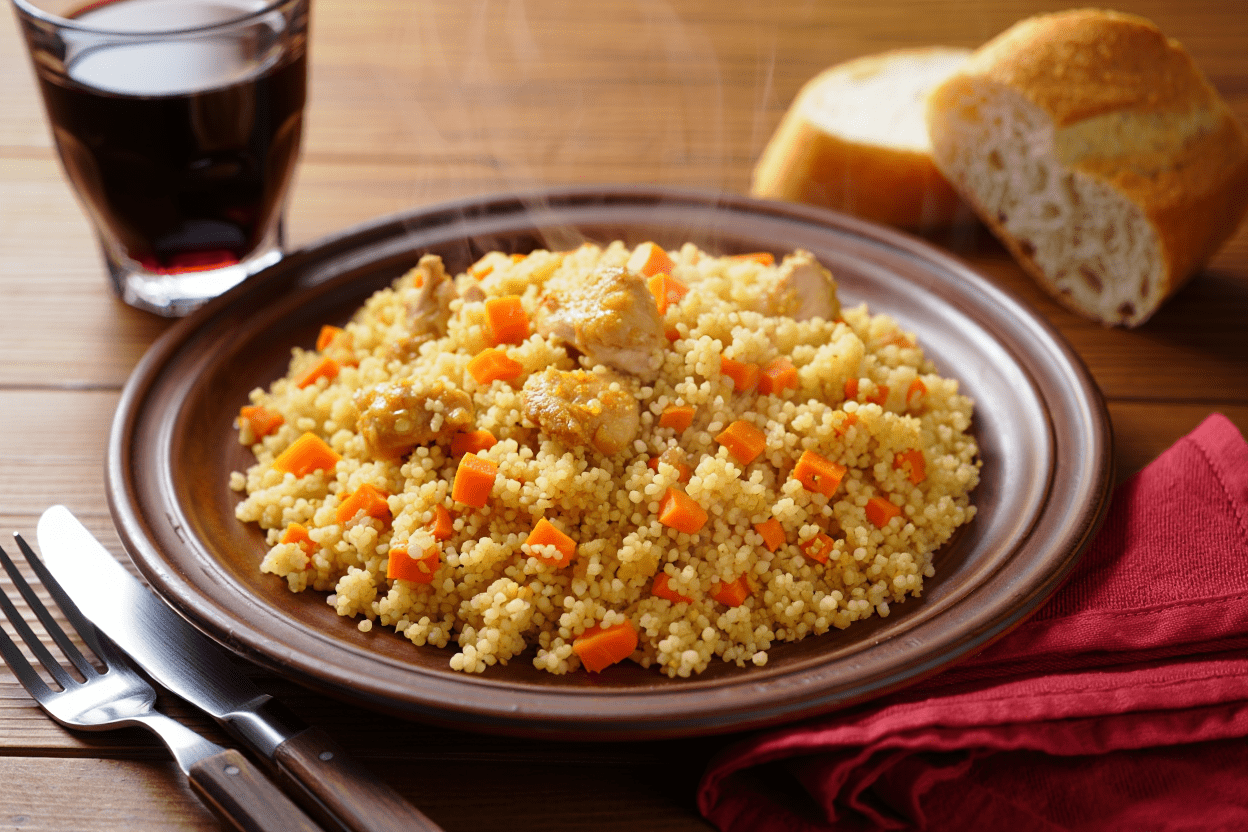 Cuscús con pollo Cuscús con pollo