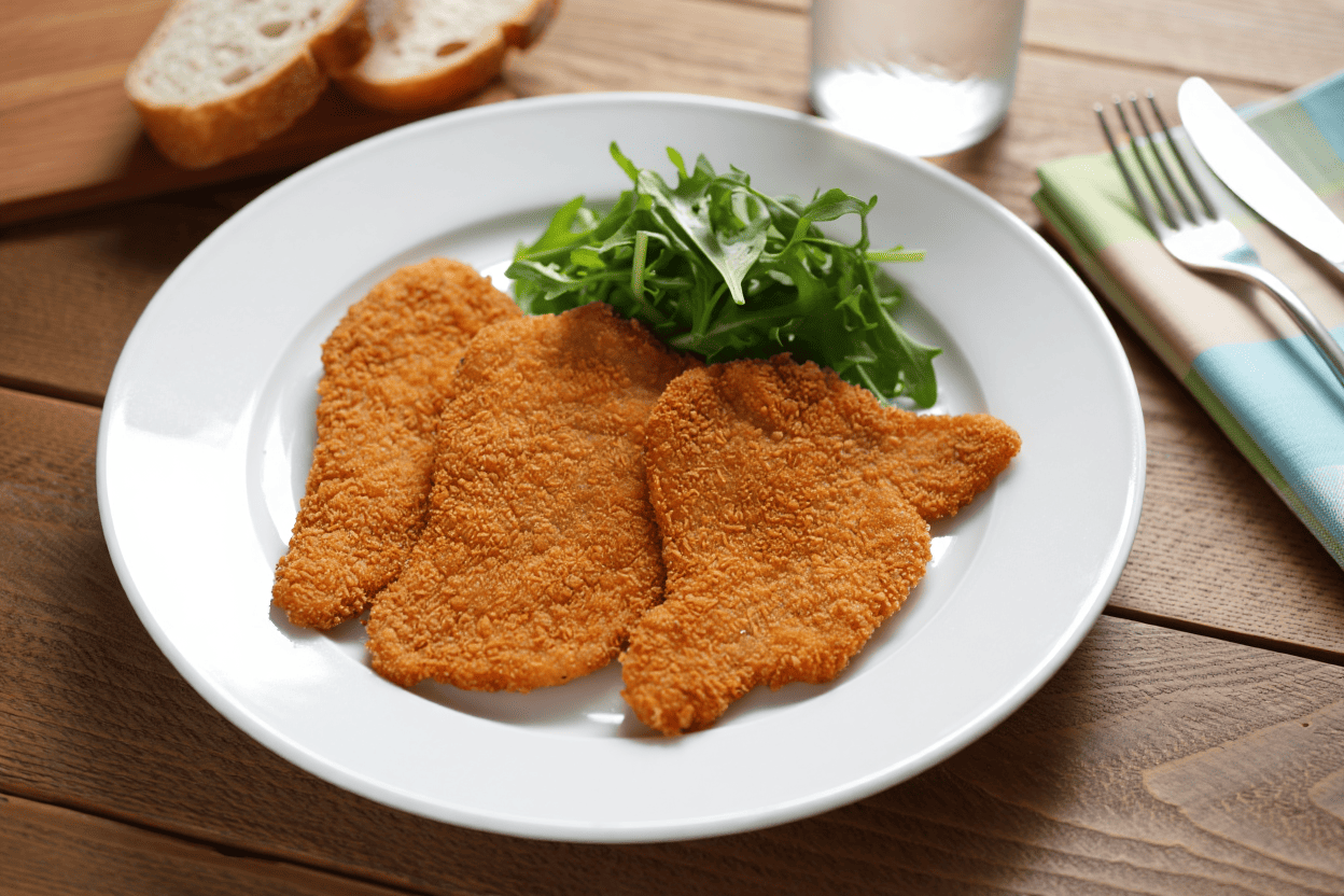 Filetes de pechuga de pollo empanados de La Grosella (1)