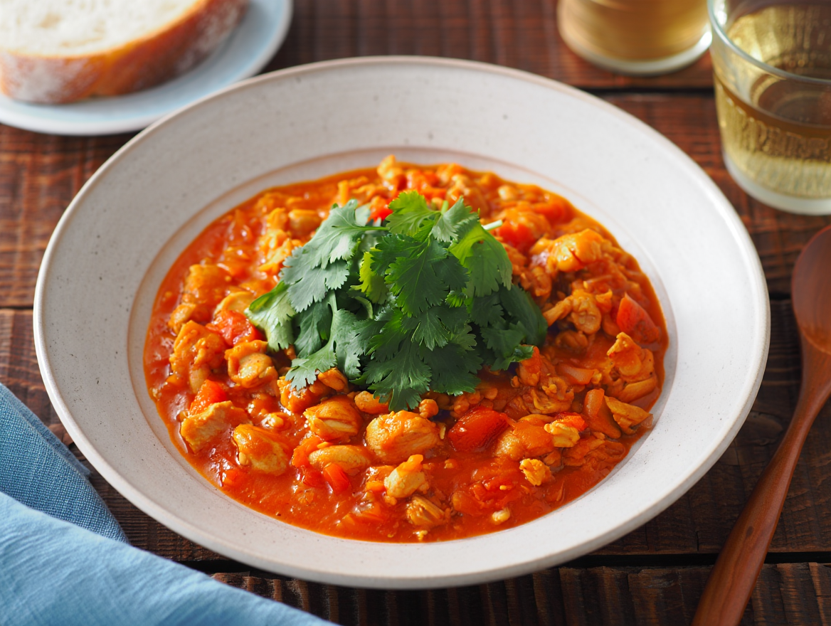 Quiche con pavo, tomate natural y gorgonzola Ragú de pollo sureño con naranja y cilantro