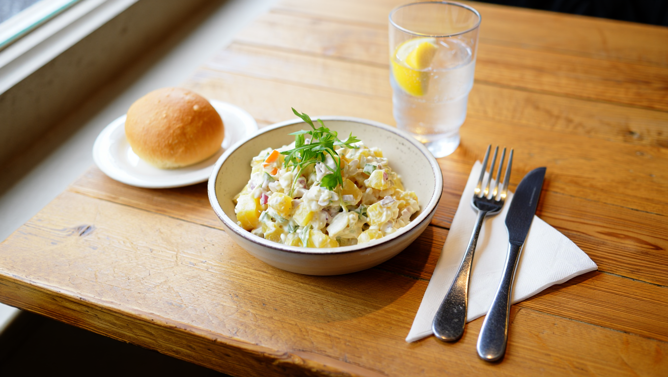 Ensaladilla capital de La grosella