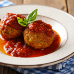 Comida a domicilio - Albóndigas de pavo con salsa marroquí