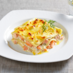 Comida a domicilio - Lasaña de salmón