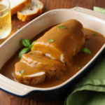 Comida a domicilio - Lomo asado con salsa de sidra