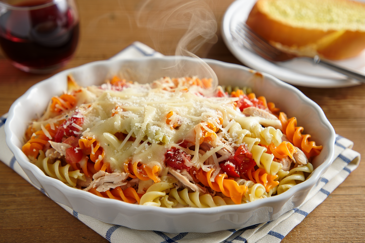 Pasta-gratinada-con-pollo-y-verduras-de-La-Grosella