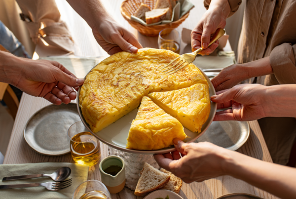 Tortilla jugosa de patatas