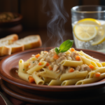 Comida a domicilio - Macarrones al ragú blanco