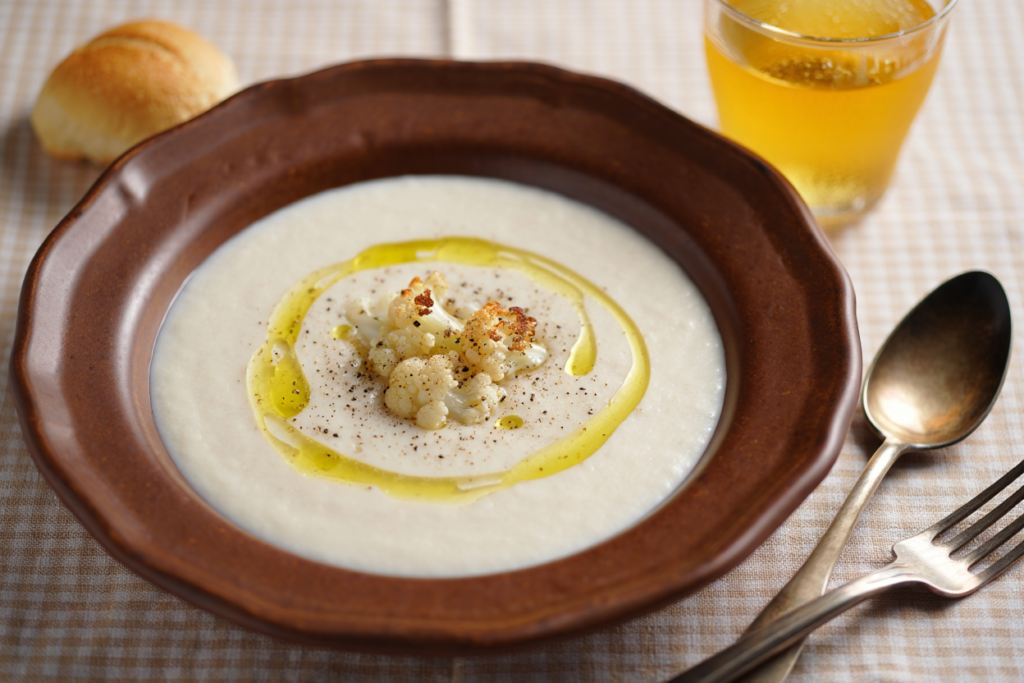 Maxi crema de coliflor