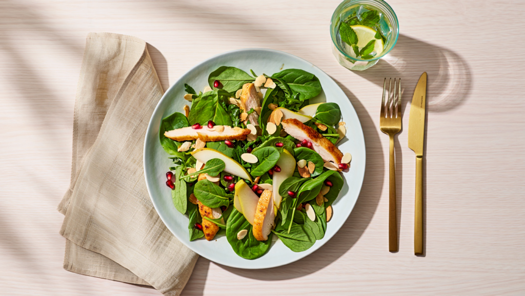 Ensalada templada de pollo