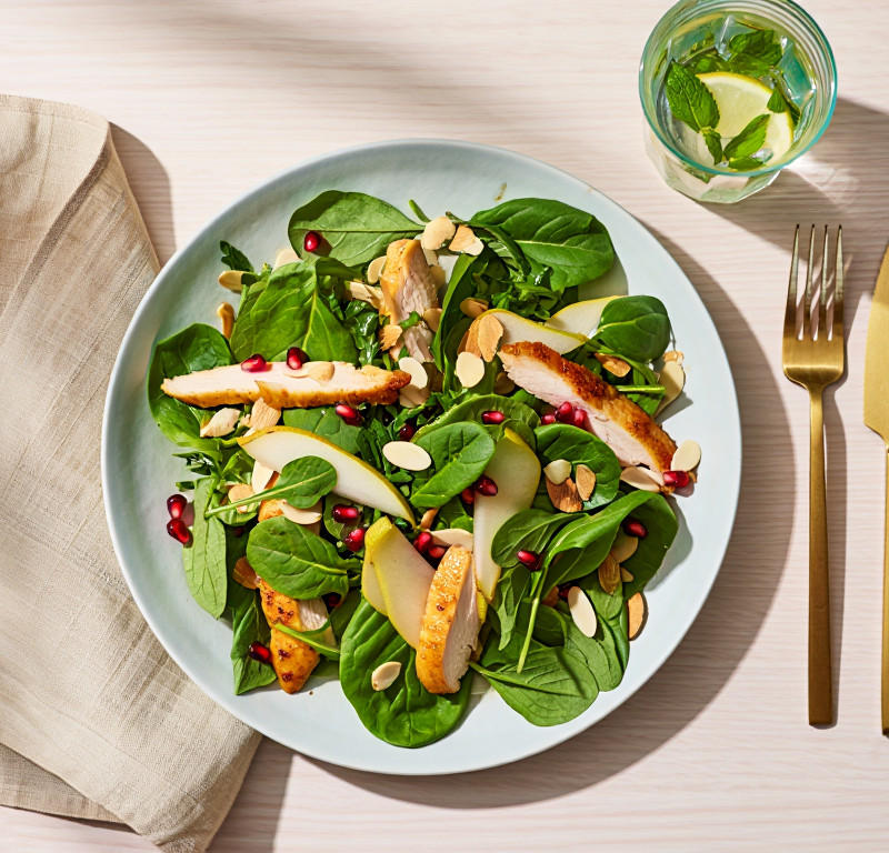 Ensalada templada de pollo