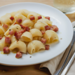 Comida a domicilio - Pasta tiburón a la gricia